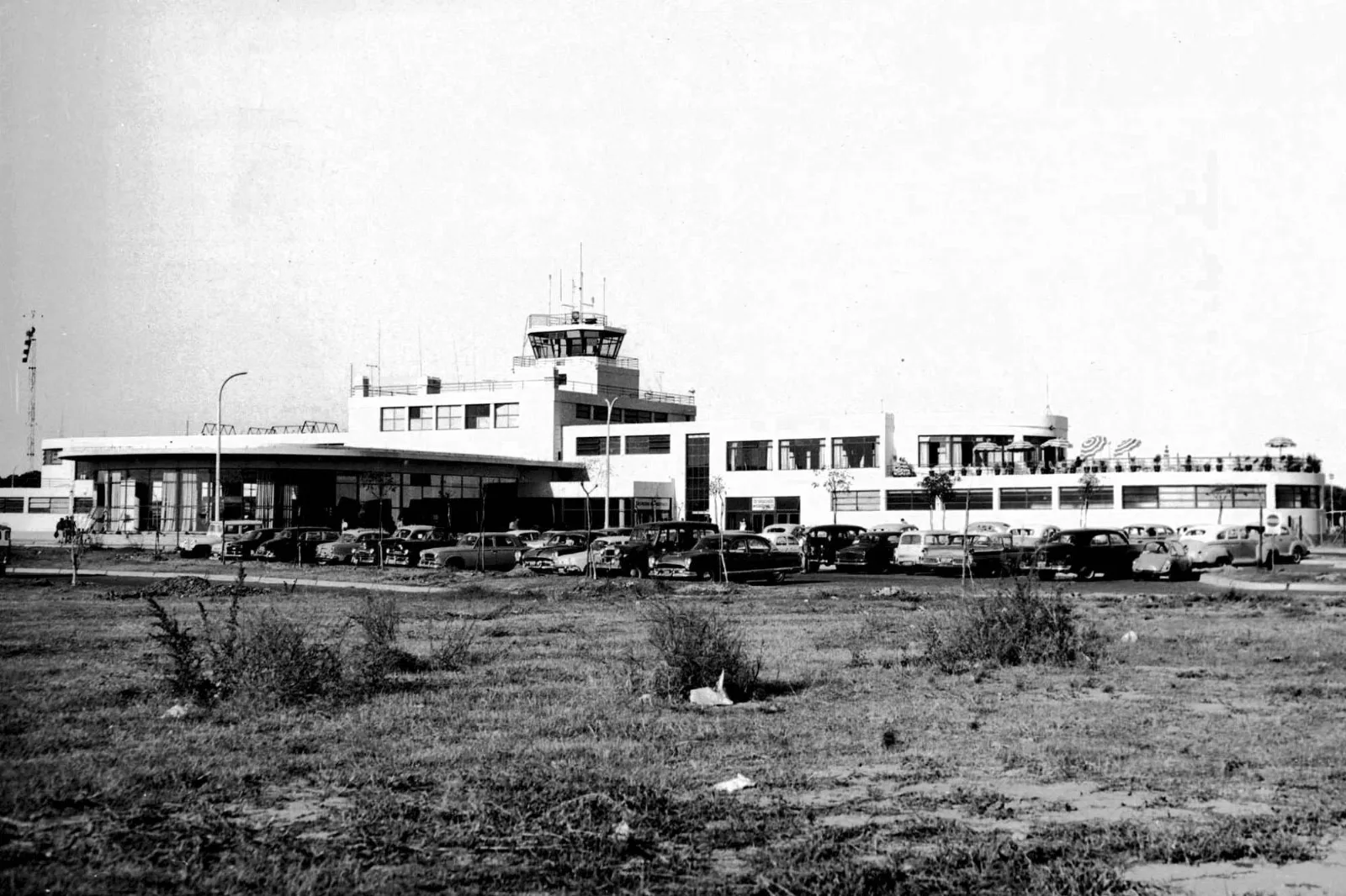 The original terminal at Jorge Newbery Airport.